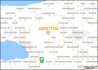 map of De Rotting