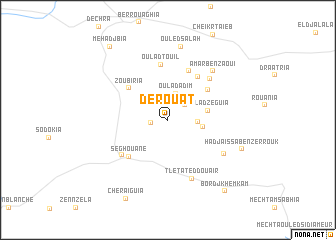 map of Derouat