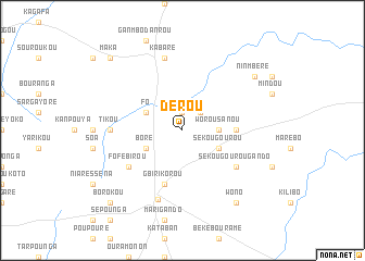 map of Dérou