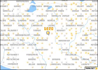 map of Déro