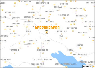 map of Derramadero