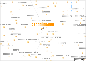 map of Derramadero