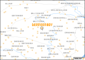 map of Derreenboy