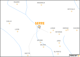 map of Derre