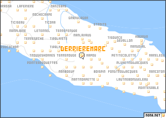 map of Derrière Marc