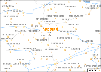 map of Derries