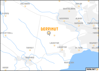 map of Derrimut