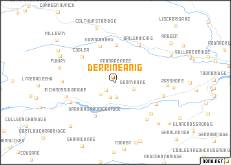 map of Derrineanig