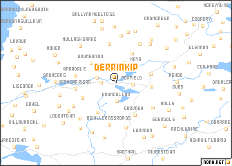 map of Derrinkip