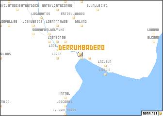 map of Derrumbadero