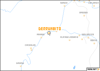 map of Derrumbito