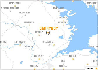 map of Derryboy