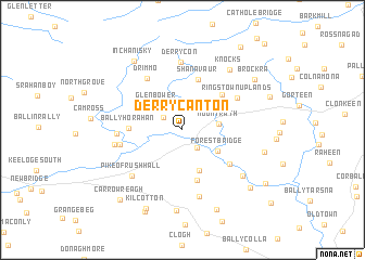 map of Derrycanton