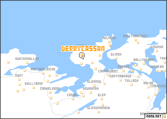 map of Derrycassan