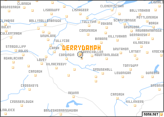 map of Derrydamph