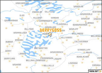 map of Derrygoss