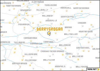 map of Derrygrogan