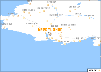 map of Derrylahan