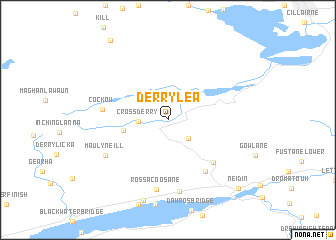 map of Derrylea