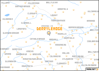 map of Derrylemoge