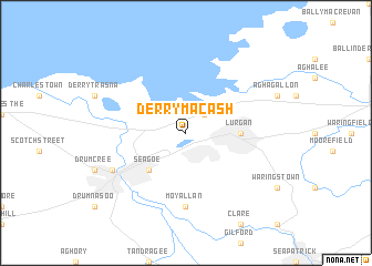 map of Derrymacash
