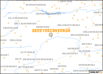 map of Derrynacaheragh