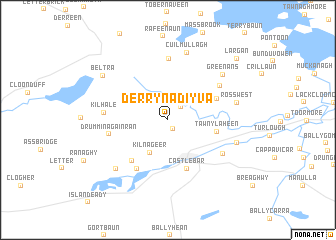 map of Derrynadiyva