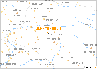 map of Derrynamuck