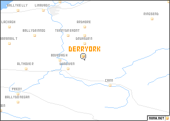 map of Derryork