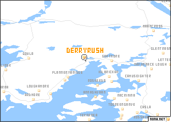 map of Derryrush