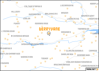 map of Derryvane