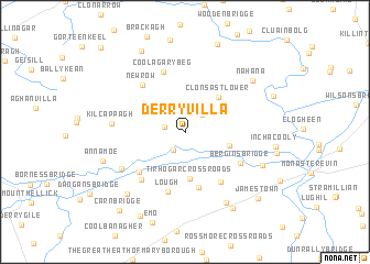 map of Derryvilla