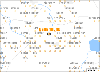 map of Dersaburg