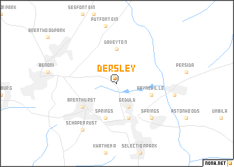 map of Dersley