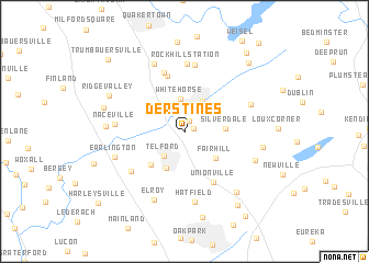 map of Derstines