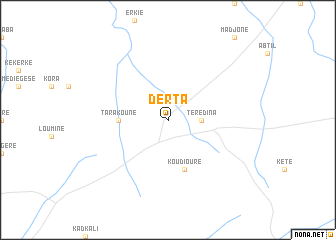 map of Derta