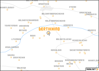 map of Dertikhino