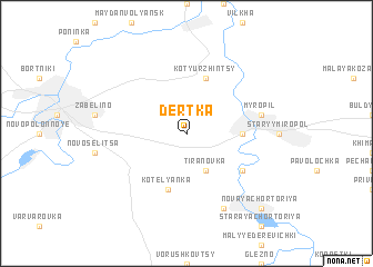 map of Dertka