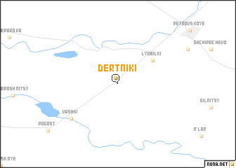 map of Dertniki