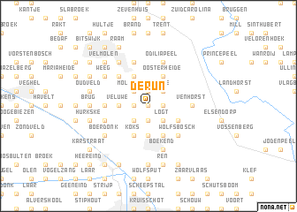 map of De Run