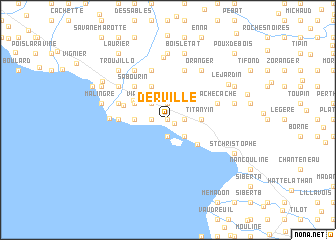 map of Derville