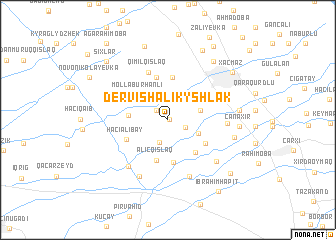 map of Dervishalikyshlak