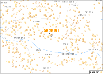 map of Derviši