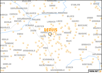map of Derviš
