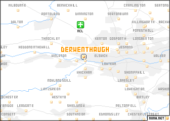 map of Derwent Haugh