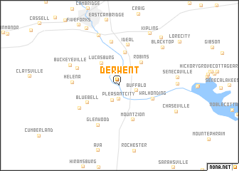 map of Derwent