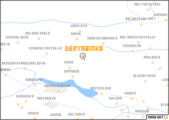map of Deryabinka