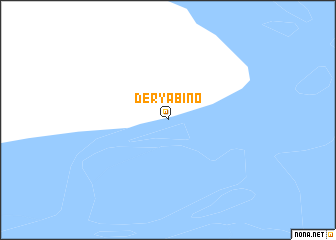 map of Deryabino