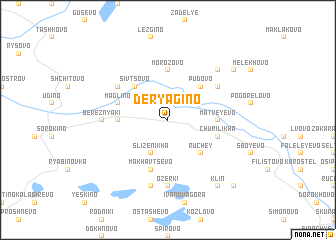 map of Deryagino