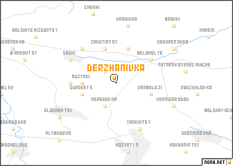 map of Derzhanivka